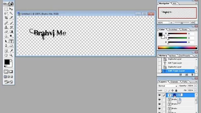 How to Make Animatin GIF in Adobe Photoshop 7.0 [ Brahvi ] смотреть онлайн