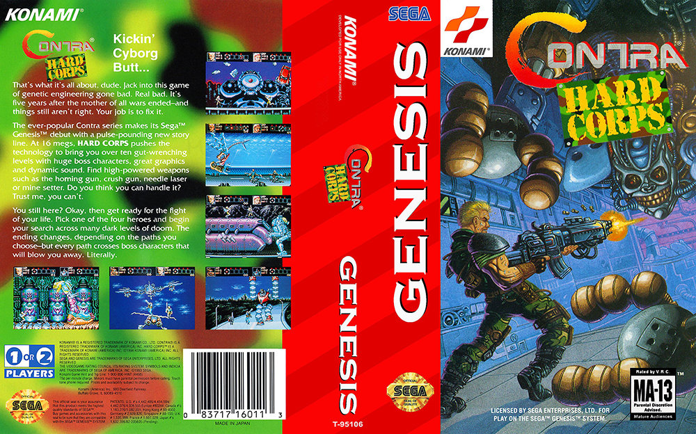 Contra Hard Corps прохождение SEGA смотреть онлайн