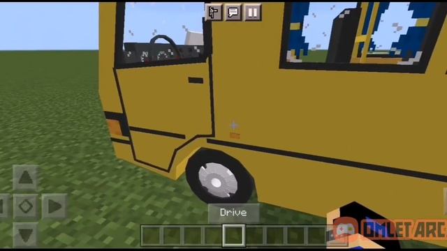 Мод на автобус Еталон, в Minecraft PE смотреть онлайн
