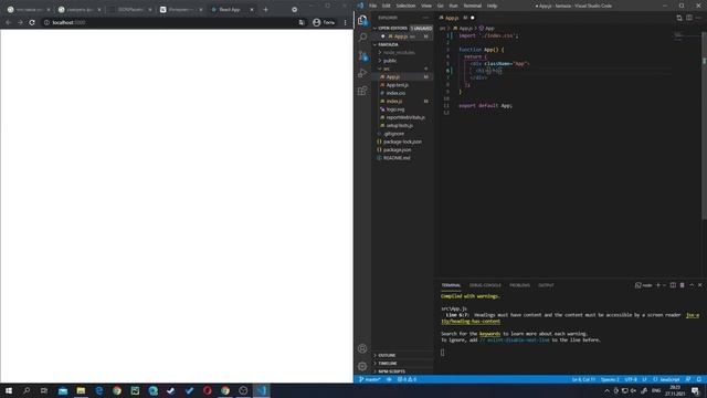 Практикум по ReactJS! Создание крутого React приложения всего за час! смотреть онлайн