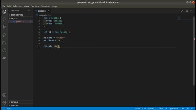 Curso POO Typescript Aula 01 - Classes e Objetos - Para Iniciantes смотреть онлайн