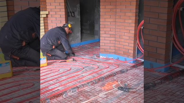 Монтаж радиаторов отопления и водяного теплого пола в бане смотреть онлайн