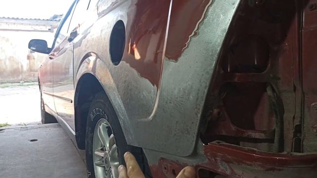 Убежало колесо! Как так? Устранение последствий SsangYong Body Repair.