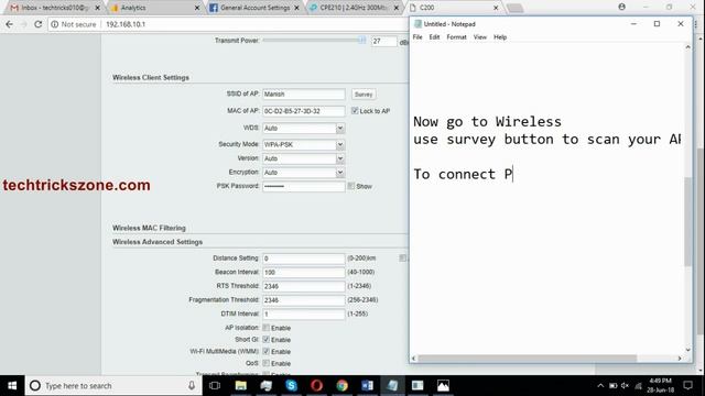 TP Link CPE210 And CPE220 Repeater Mode Configuration