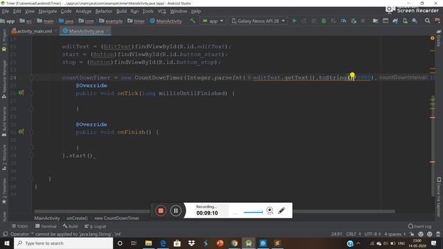 How to make a stopwatch app in android studio смотреть онлайн