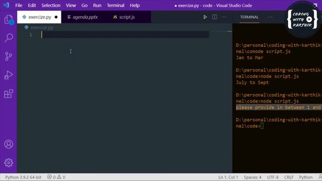 Python Switch Case | There is no in-build | Session 10 | Coding With Karthik смотреть онлайн