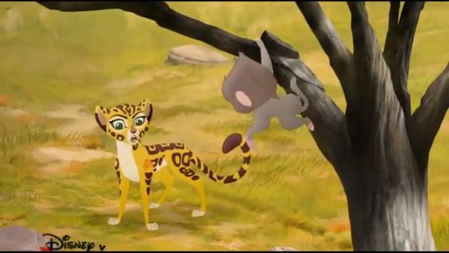 Фули и детеныш бабуина