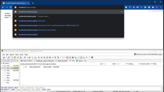 Cara koneksi NodeMCU dengan database mysql dan PHP | Tutorial Pemrograman Arduino dan IoT смотреть онлайн