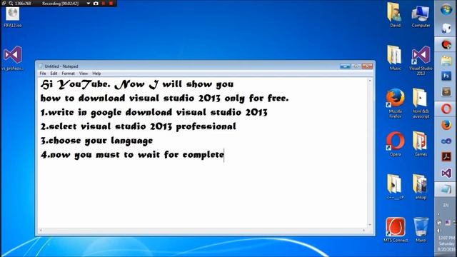 How to download Visual Studio 2013 Professional Full For Free смотреть онлайн