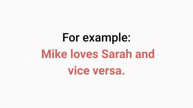 Vice Versa Meaning & Pronunciation | How To Use Vice Versa In Sentences