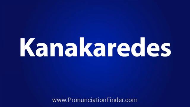 How To Pronounce Kanakaredes смотреть онлайн