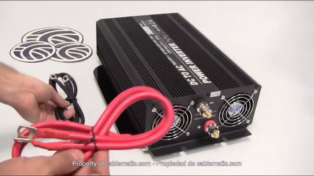 Modified wave power inverter 3000W 12V to 220V distributed Cablematic ® смотреть онлайн