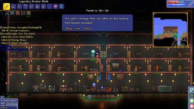 Terraria Global mod "N Terraria" Expert #6 Снова данж,Стена Плоти и Хард смотреть онлайн