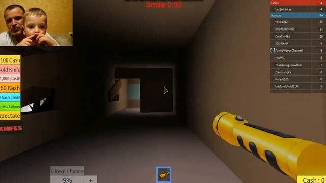 Злобный клоун игра как мультик в Роблокс про злого клоуна и вредных деток Побег новый смотреть онлайн