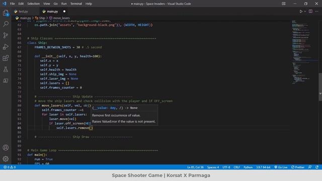 Python projects - Space Invaders Game with Python and PyGame | بايثون مشاريع - مشروع بايثون كامل | смотреть онлайн