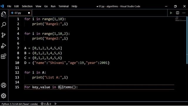 Python Tutorial Easy, Fast Developer Part-7 | For Loop смотреть онлайн