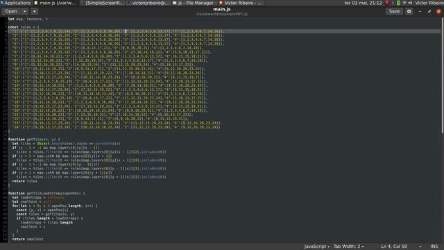 A simplified Wave Function Collapse смотреть онлайн