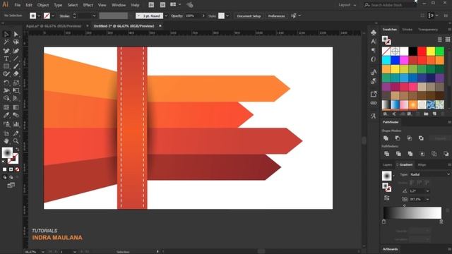 Make a 3D infographic | Combination of Minimalist Design | Adobe Illustrator Tutorial смотреть онлайн