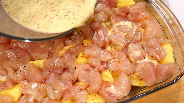 Kochen Sie Das Huhn Und Die Kartoffeln Auf Diese Weise, Das Ergebnis Ist Erstaunlich