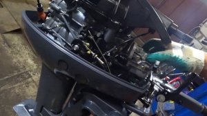 Раздушка лодочного мотора ямаха 9.9 в 15 | Увеличение мощности Yamaha 9.9