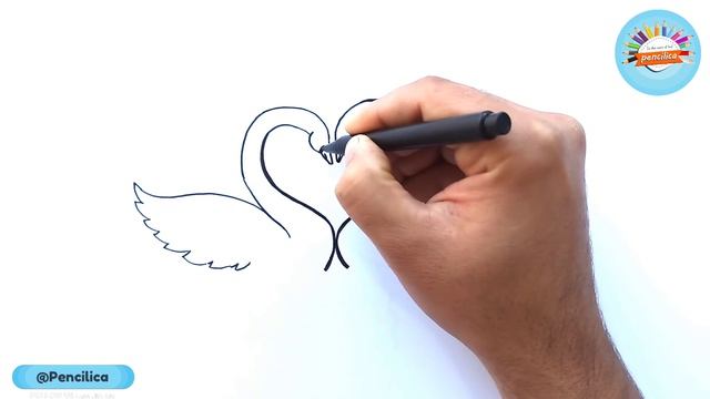 How To Draw Two Swan - Two Lover Swan смотреть онлайн