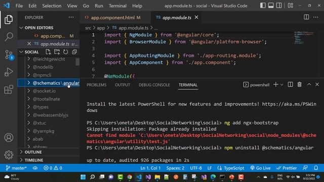 Fix: Cannot find module nodemodule/@schematics/angular/utility/test.js смотреть онлайн