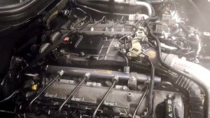 Двигатель мерседес ом 629 после мойки с химией как новый)