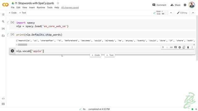 18 - NLP Stop Words with Spacy смотреть онлайн