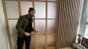 Как зонировать А101 / Планировка квартиры / Зонирование кухни-гостиной / Раздвижная дверь в квартир