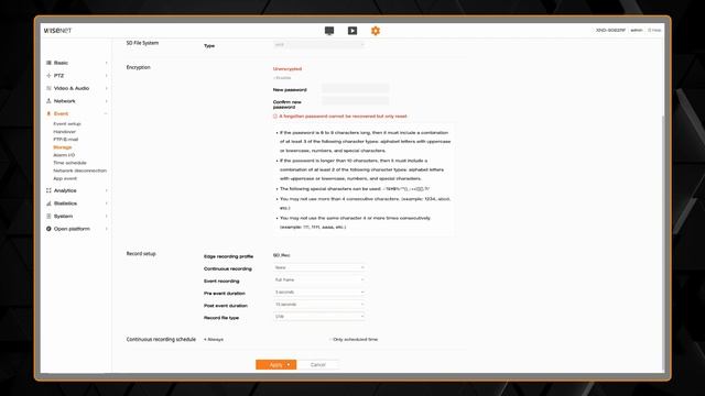 Wisenet Camera: Setting Up Edge Recording смотреть онлайн
