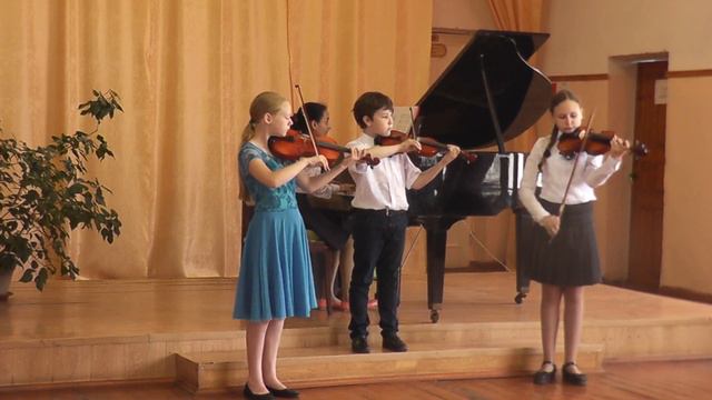 И.С. Бах. Менуэт соль минор