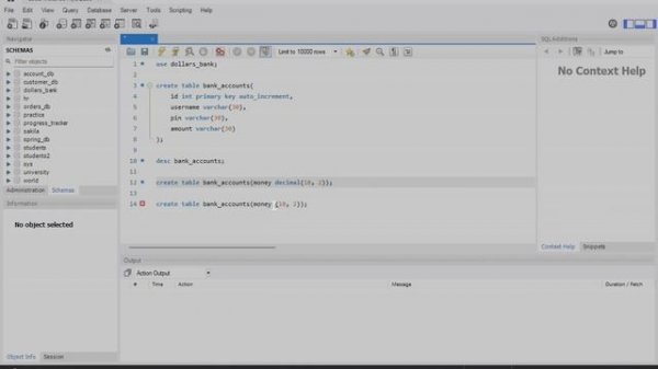 mysql workbench 'money' bug