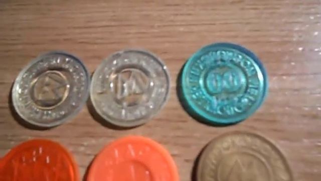 Жетоны для прохода в метро 90-е. смотреть онлайн