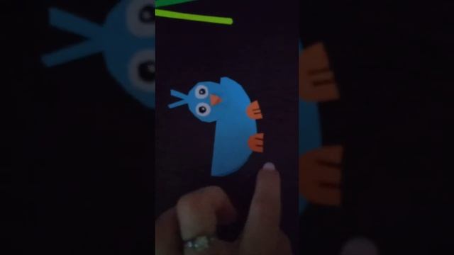Объёмная аппликация птичка смотреть онлайн