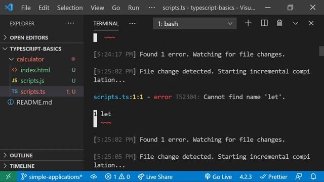 Introduction to Typescript | Typescript for the DOM смотреть онлайн