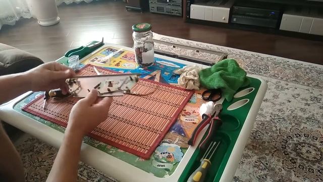 Ремонт Олимп 004. Установка боковых моторов. Часть 10. смотреть онлайн