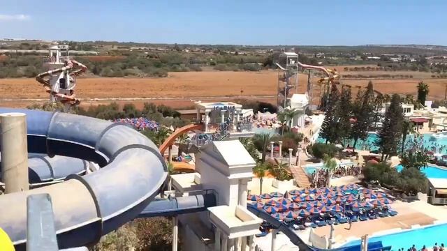 World Famous Water World Water Park Ayia Napa Cyprus Europe смотреть онлайн