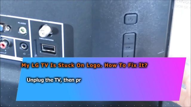 How to Fix LG TV Stuck on Logo Screen || LG Smart TV stuck On Start Screen Logo смотреть онлайн