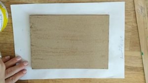 Как подготовить картон под живопись Мой способ. Проклейка Грунтовка