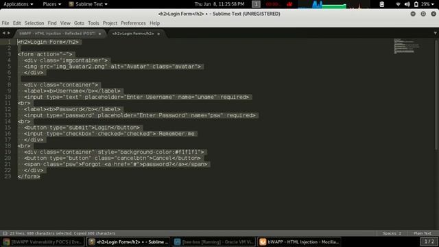 bWAPP - HTML Injection - Reflected (POST) смотреть онлайн