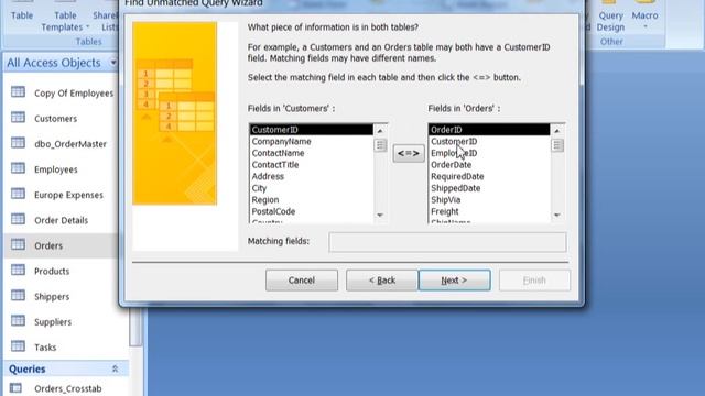 How to compare 2 tables in Access - Create a Find Unmatched Query in Access 2007 2010 2013 2016 смотреть онлайн