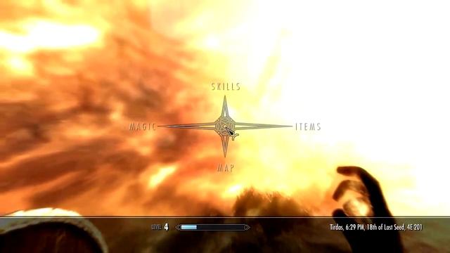 Elder Scrolls V Skyrim Dragon Battle 1 Mirmulnir смотреть онлайн