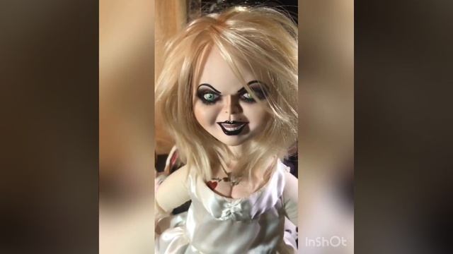 TIFFANY SIDESHOW REPAINT MAKEOVER! 2001 BRIDE OF CHUCKY DOLL BETTER PICS ON MY TWITTER @SPOOKYHOLLO смотреть онлайн