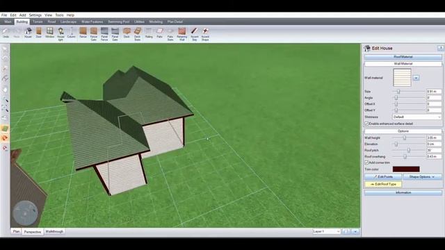 Урок 2. Строительство 2-3 этажного дома. Realtime Landscaping Architect