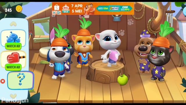 UFO Catches Becca? Funny Talking Tom and Friends game смотреть онлайн