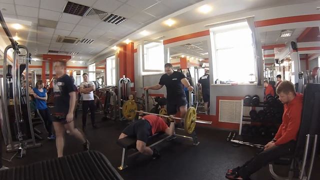 Athletic Club Reflex. Жим марафон: Птухин Александр -- 12 повторений смотреть онлайн