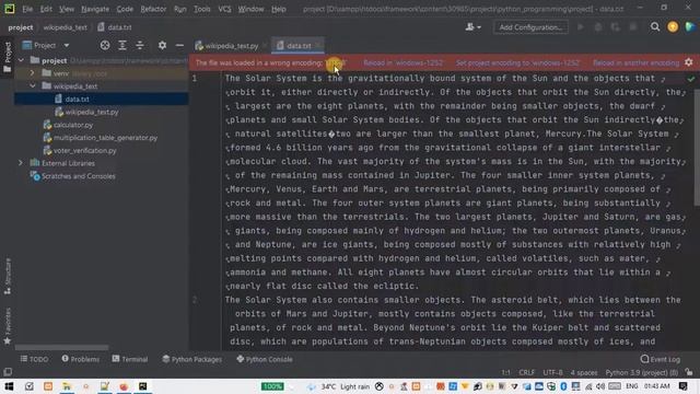 8. Get text from Wikipedia | Python programming basics course смотреть онлайн