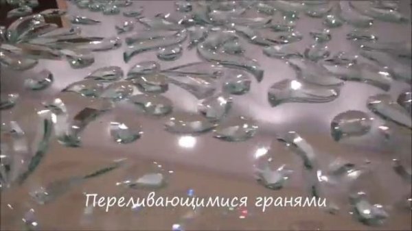 Фацетное панно из 475 бевелсов Decra Led. Facet panel of 475 bevels Decra Led.