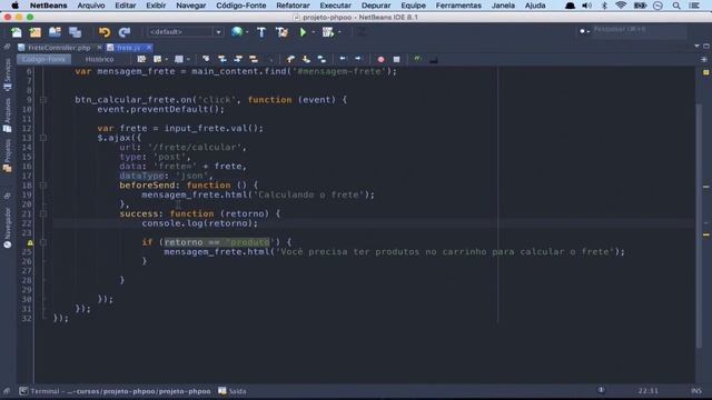 Loja Virtual com PHP#54 - Calcular o frete parte 2 смотреть онлайн