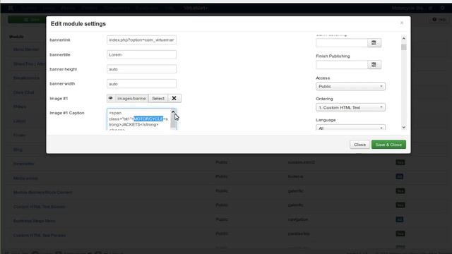 VirtueMart 3.x. How To Edit Banners Captions смотреть онлайн
